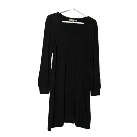 Ann Taylor LOFT Casual Dress Black Size M - Picture 1 of 4